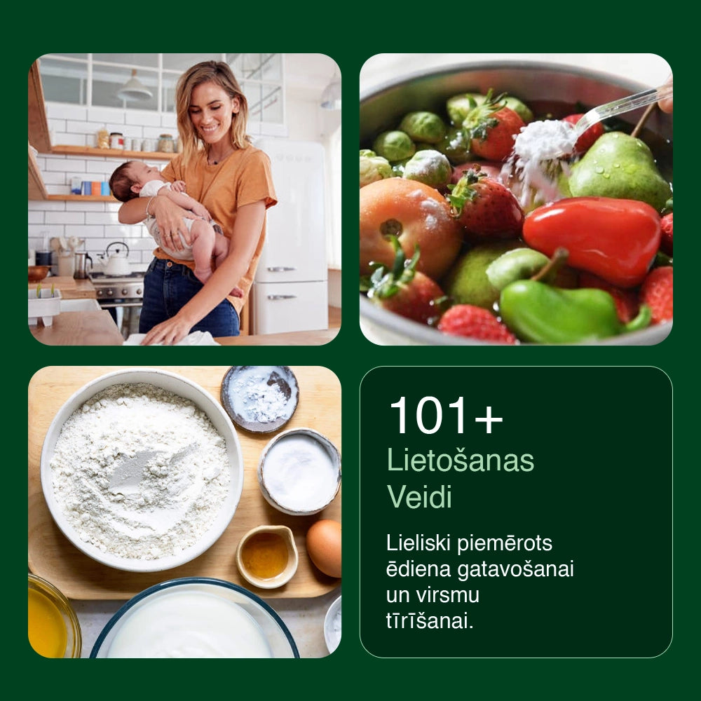 Premium Baking Soda Powder (500g) lang-lv