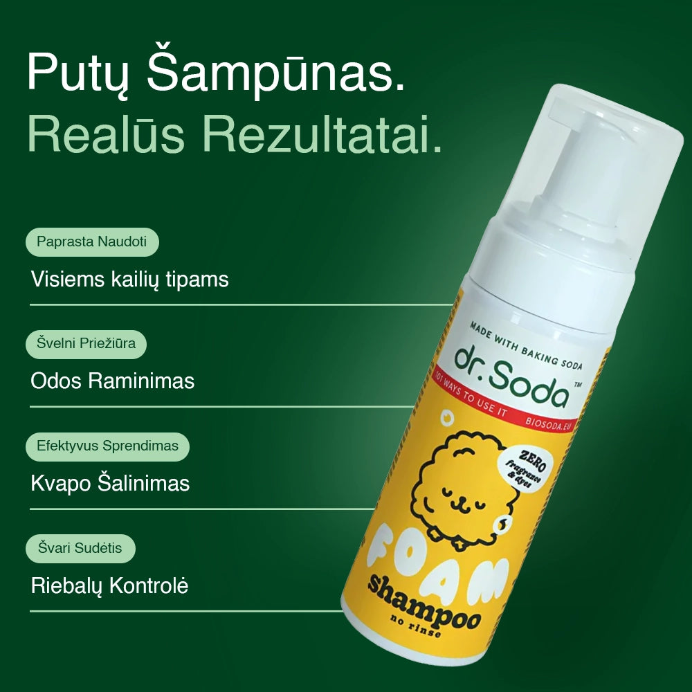No-Rinse Foam Dog Shampoo