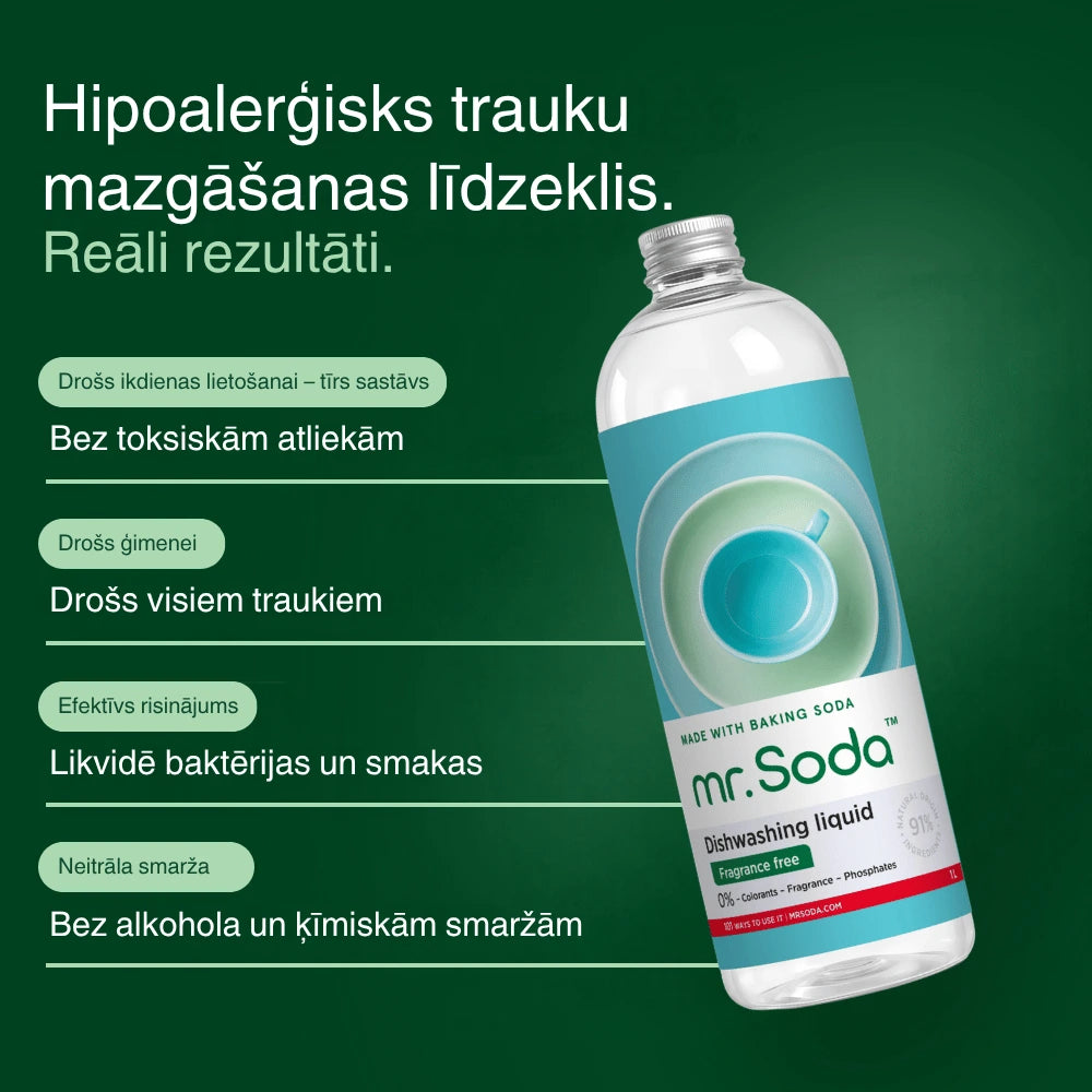 Hypoallergenic Dishsoap Refill (1000ml) lang-lv