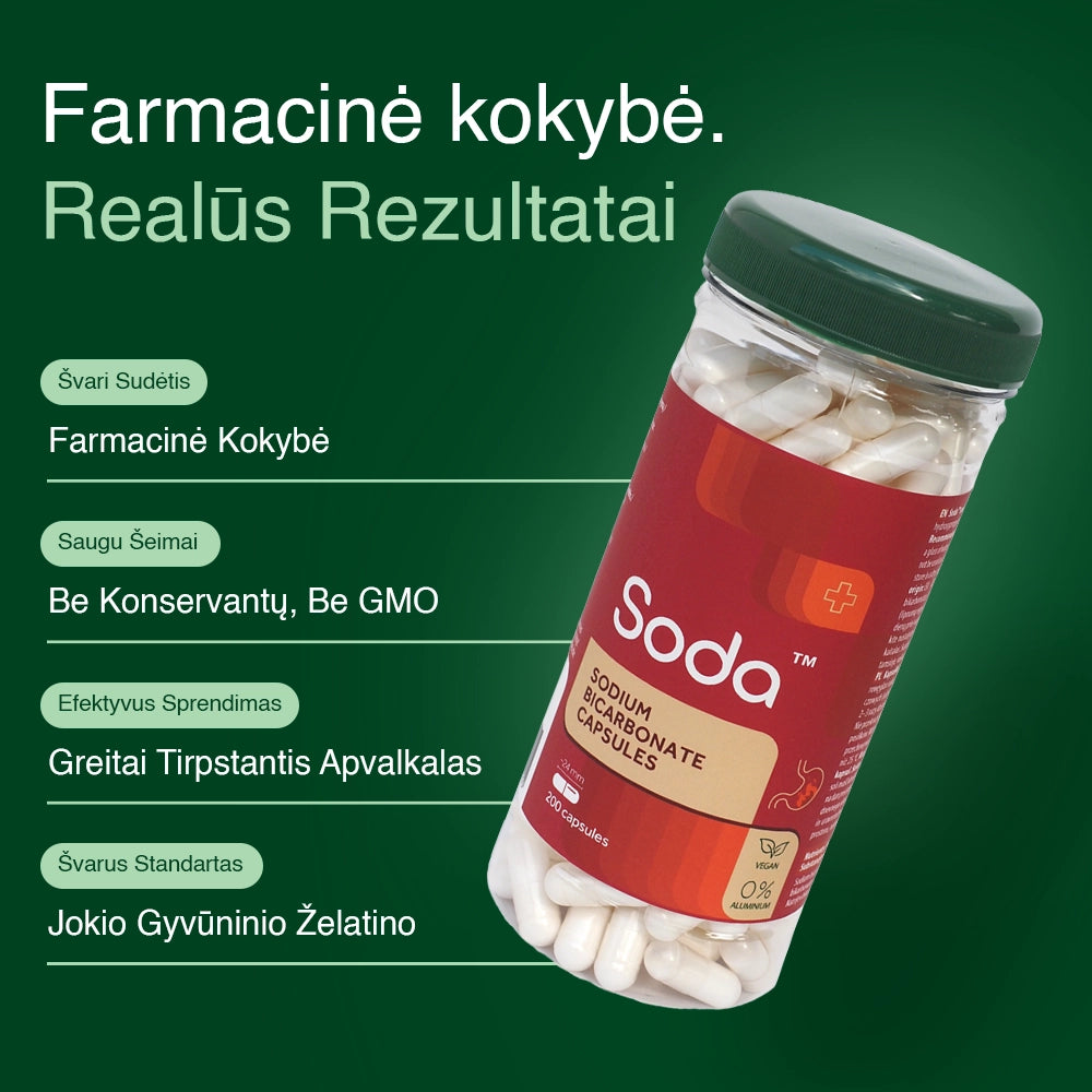 Sodium Bicarbonate 200 Capsules