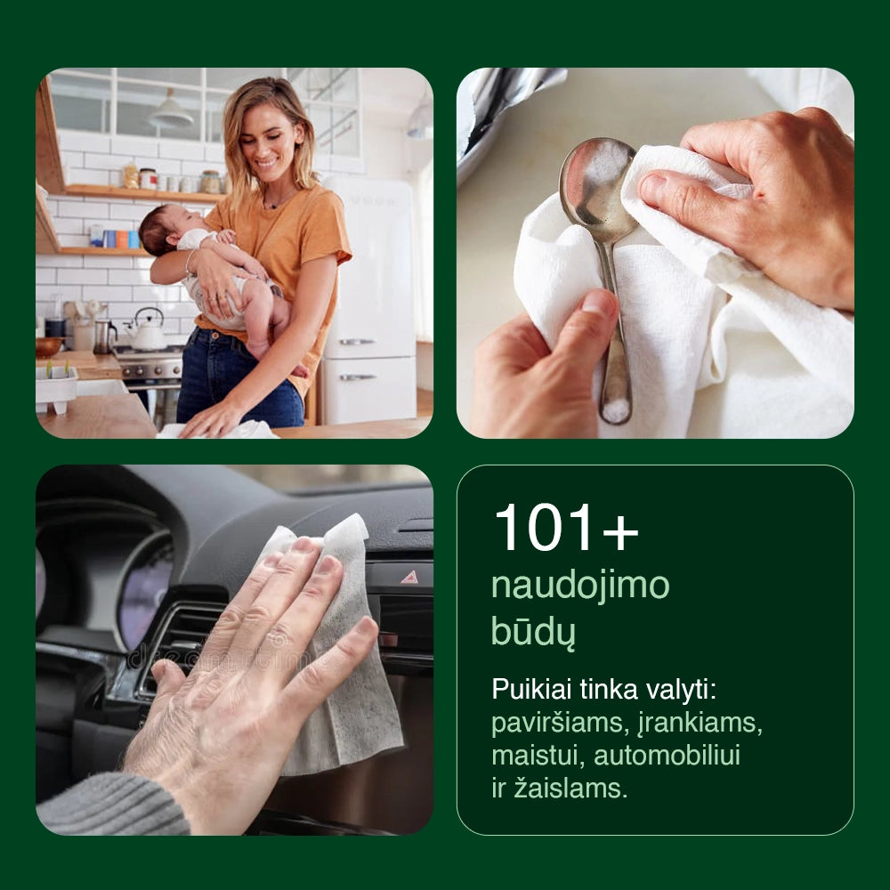 Universal Wet Wipes (25pcs) lang-lt