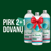 Hipoalerģisks trauku mazgāšanas līdzeklis – uzpilde (1000 ml) | 2+1